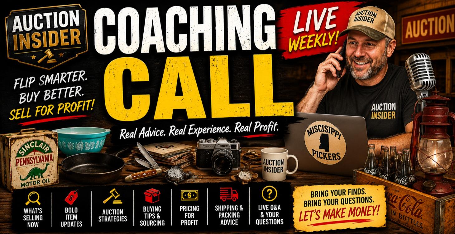 Auction Insider Coaching Call