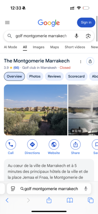 Meet-up today 03/01/2026 a 16h a Marrakech @Golf Montgommerie Cafe 