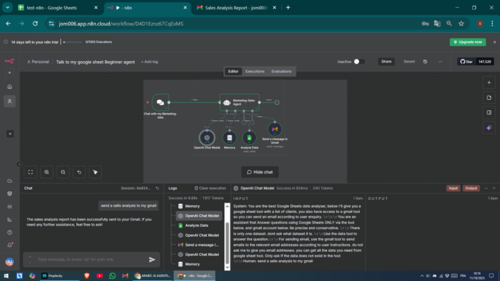 First automation ever done!