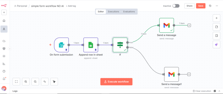 إنجاز أول أتمتة