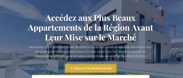 création landing page avec antigravity