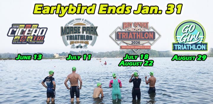 TuxBro Triathlons - Earlybird Ends Jan. 31!