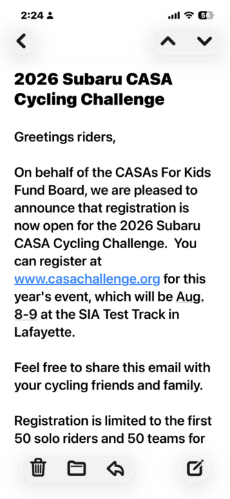 Subaru 24 hour CASA cycling challenge 