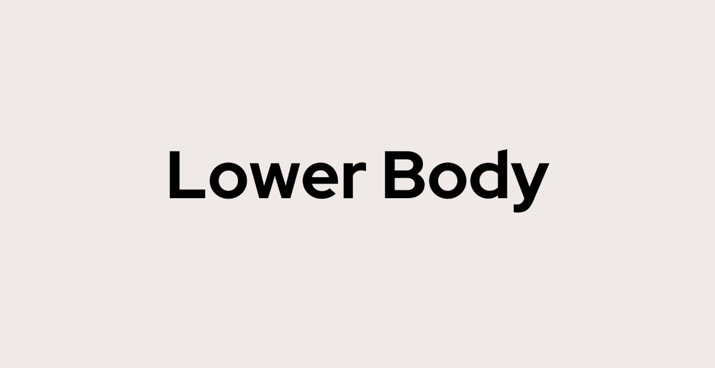 Lower Body Emphasis Workout