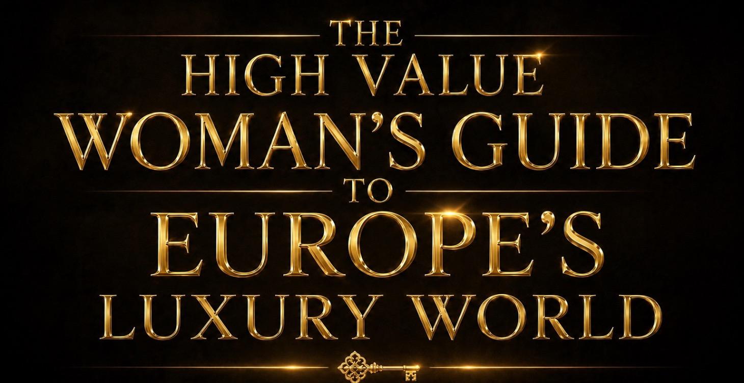 💎THE HIGH VALUE WOMAN’S GUIDE TO LUXURY WORLDS 🔑