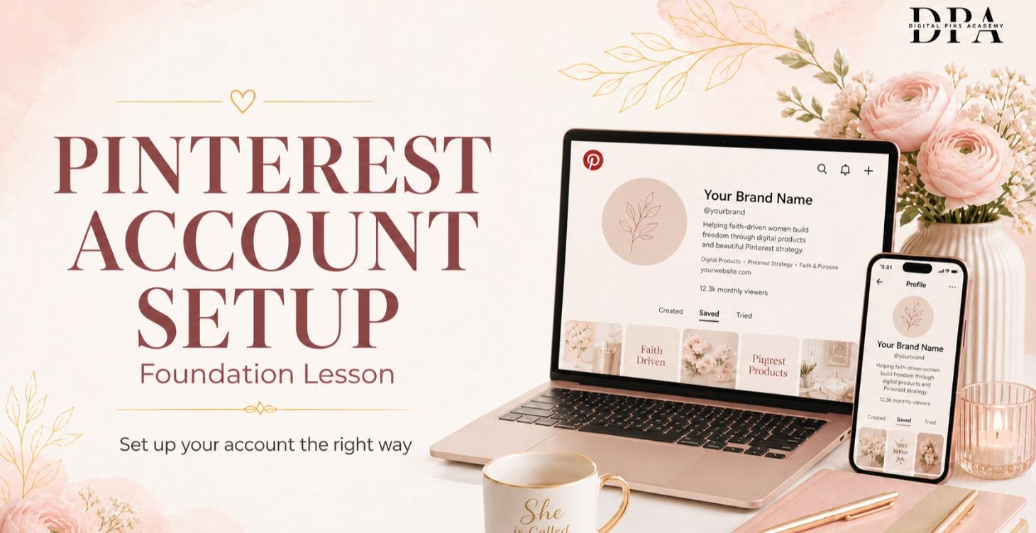 Pinterest Account Setup (Foundation Lesson)