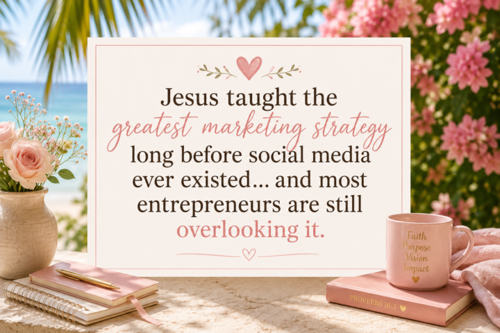Jesus already gave you the marketing blueprint!