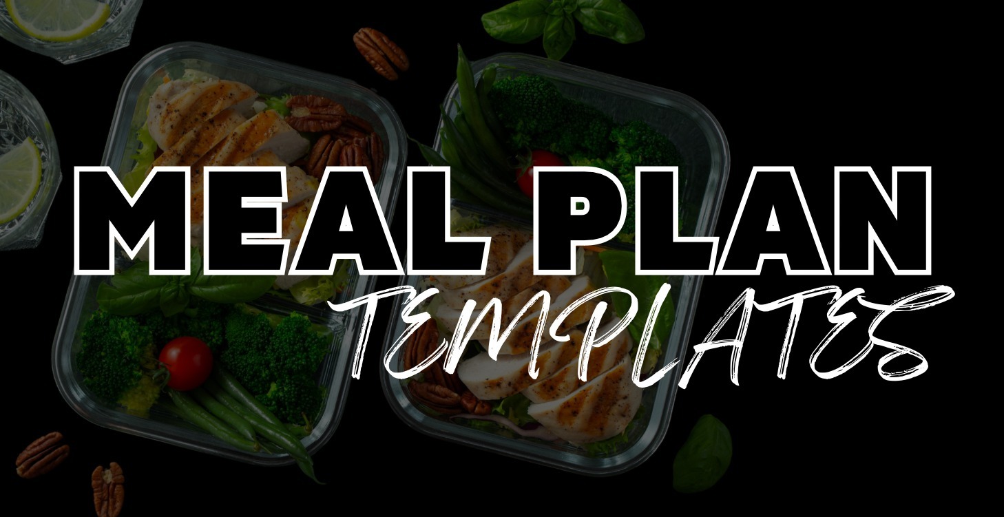 Meal Plan Templates