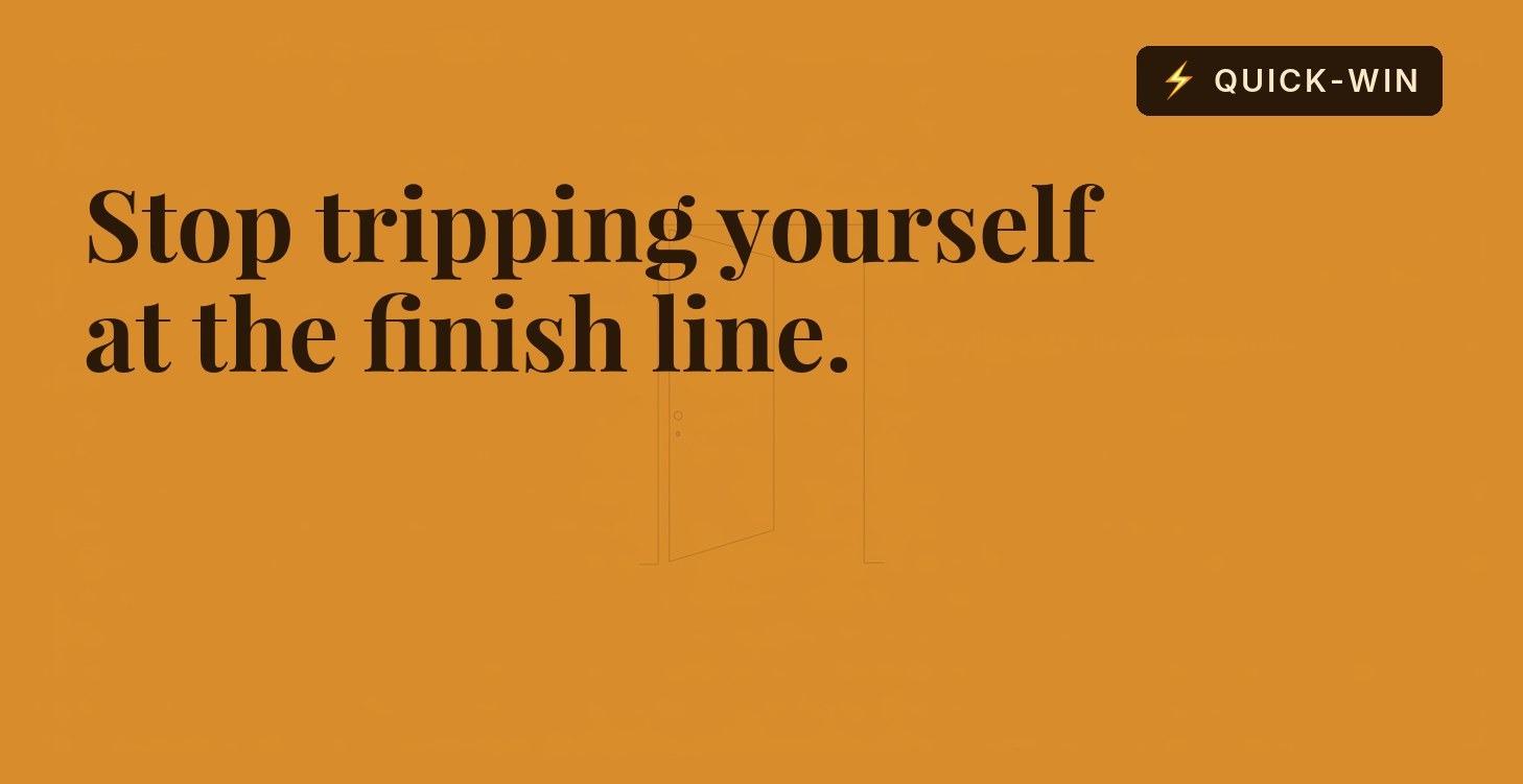 End Self-Sabotage Protocol