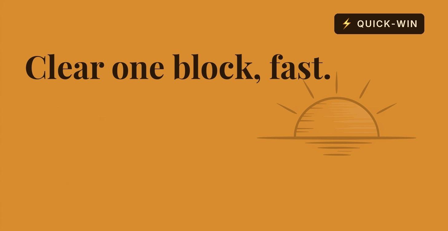The Block Breaker Sprint