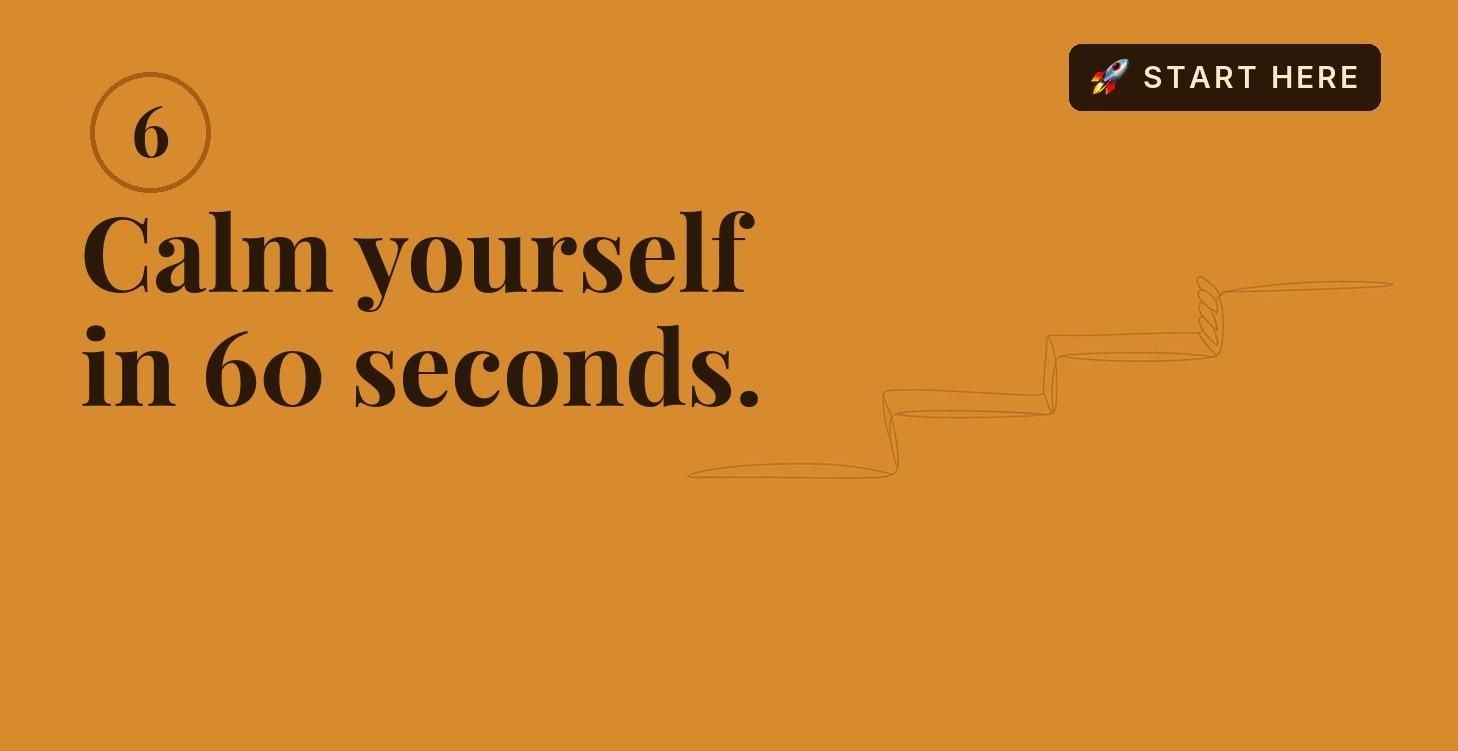 Step 6 — The 60-Second Nervous System Reset