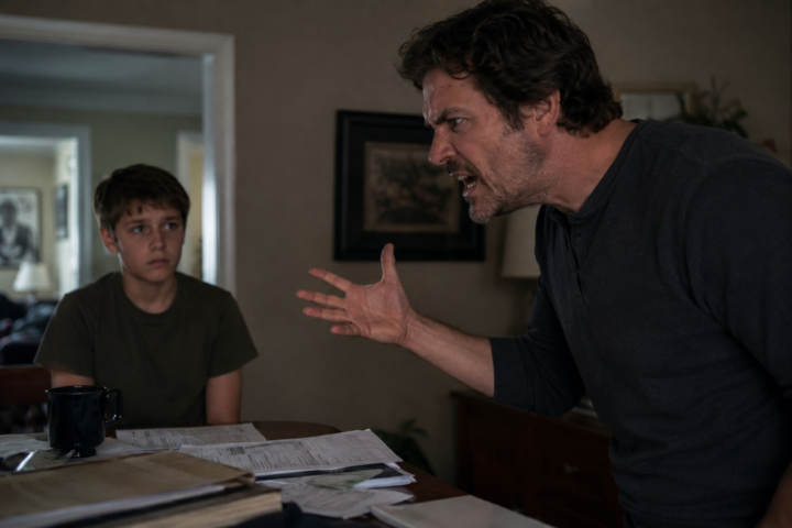 Think of a recent moment where your son watched you handle something hard.