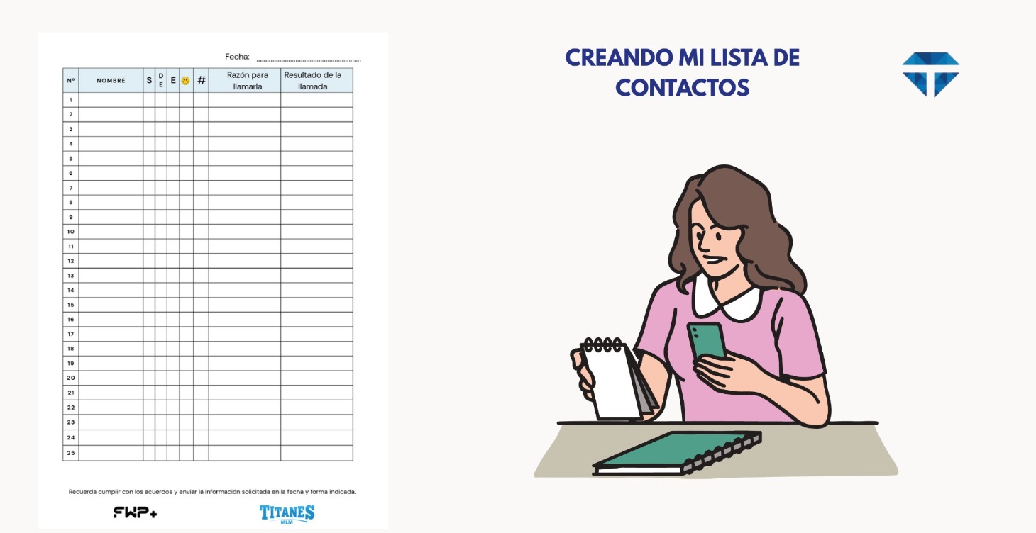 Haciendo mi Lista de Contactos de Manera Correcta.
