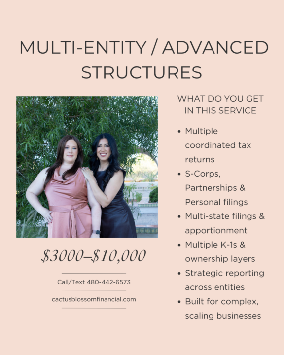 One of the Tax Services that We Offer