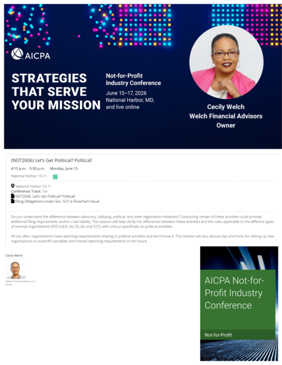 Speaking @ AICPA (Association of International Professional Accountants) conference today