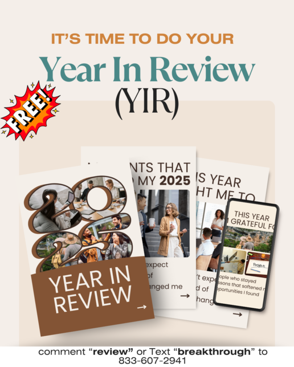 Are you competing a Year In Review (YIR) to self reflect on your WINS?