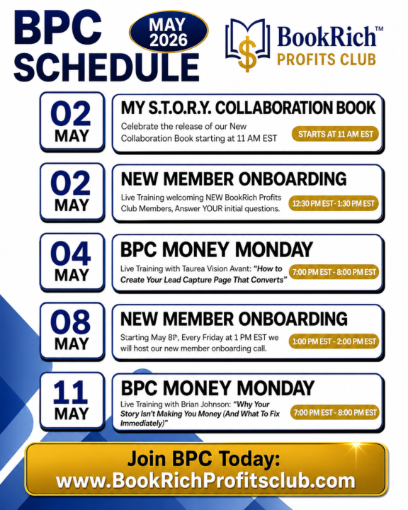 Schedule for this Month 