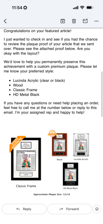 Has anyone ever got en email like this?