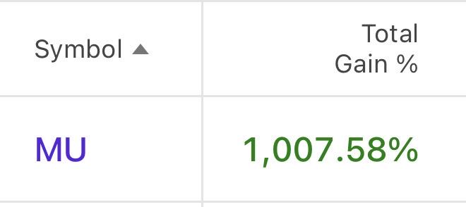 1000% Gain in Stock Market!