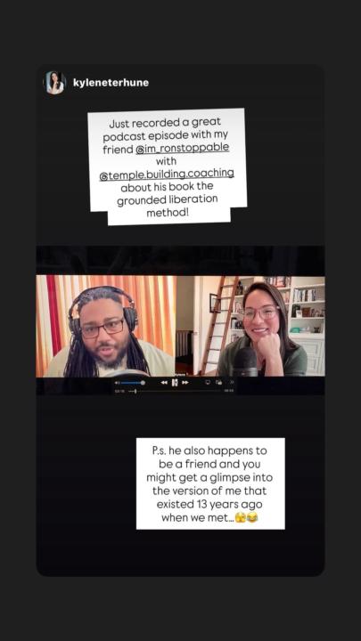 My first podcast interview