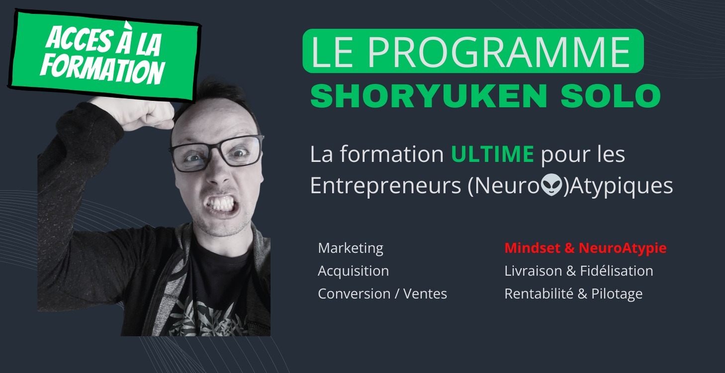 SHORYUKEN SOLO - PILIER 4 : NEUROATYPIE & MINDSET