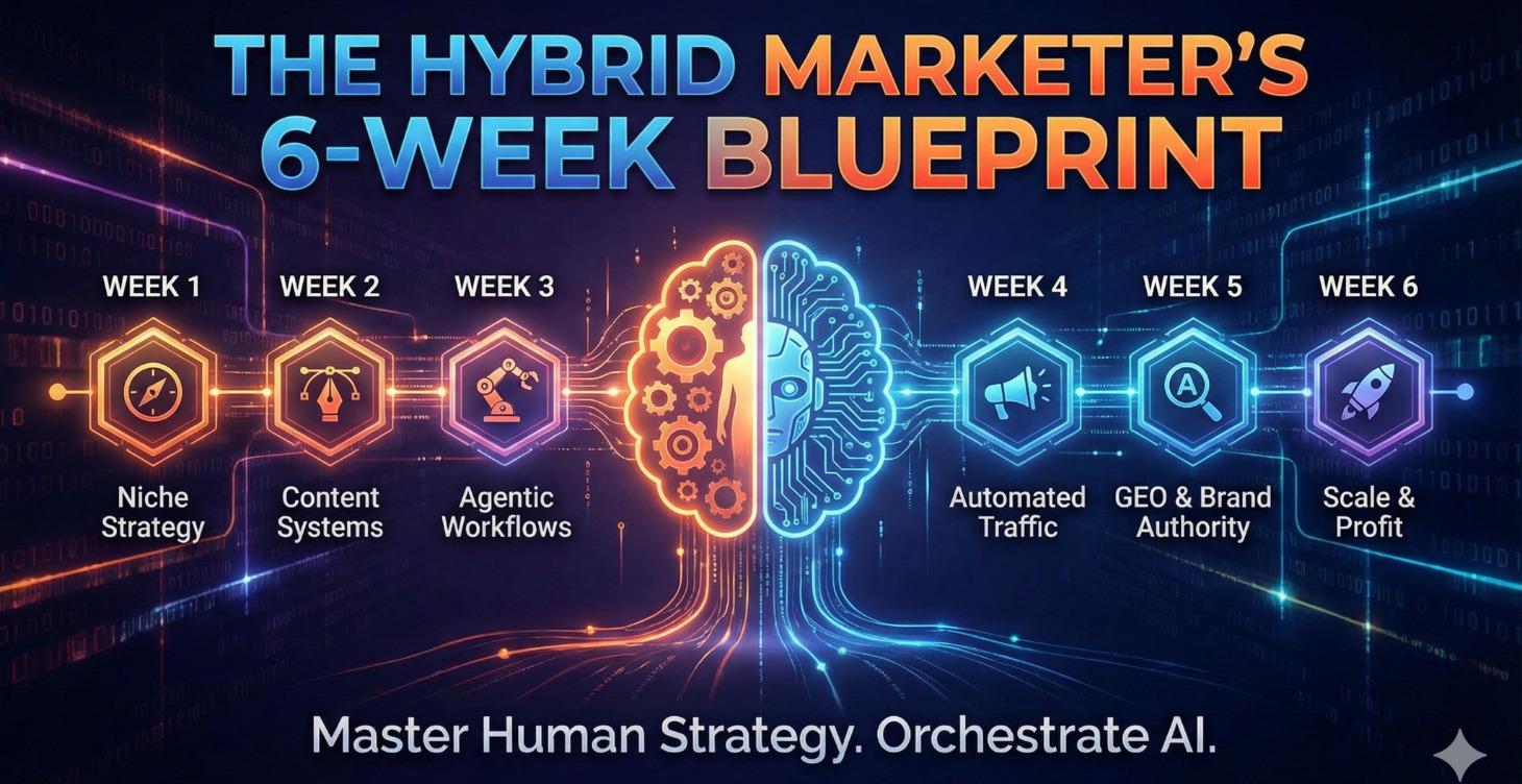 The Hybrid Marketer's 6-Week Execution Blueprint