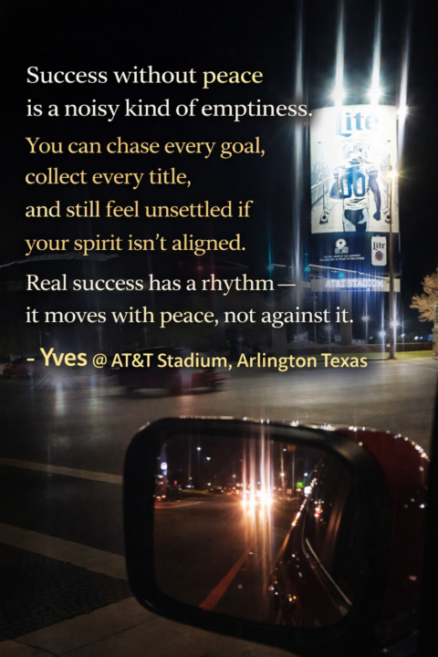 Success and Peace Work Together 