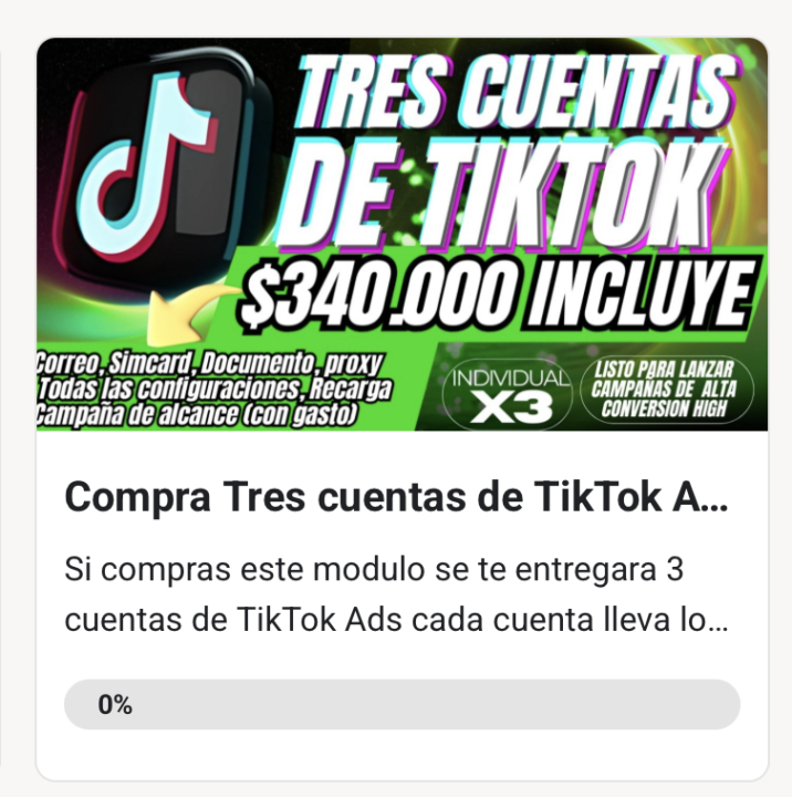 Cuando recibire las cuentas que compre?