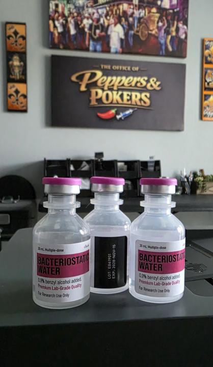 🚨🚨 30ml bac water sale 🚨🚨