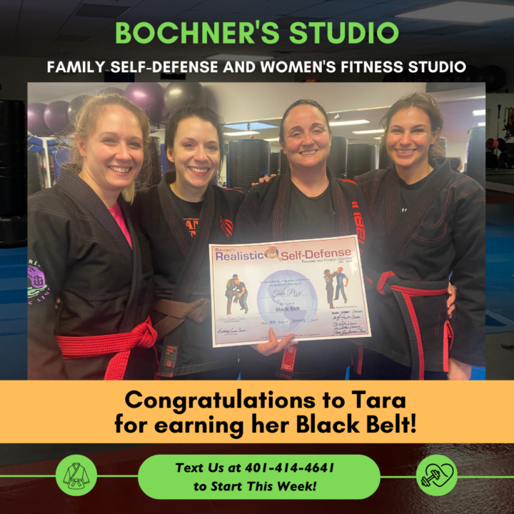 Tara's Black Belt Achievement