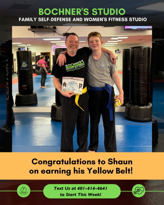 Shaun's Yellow Belt Achievement