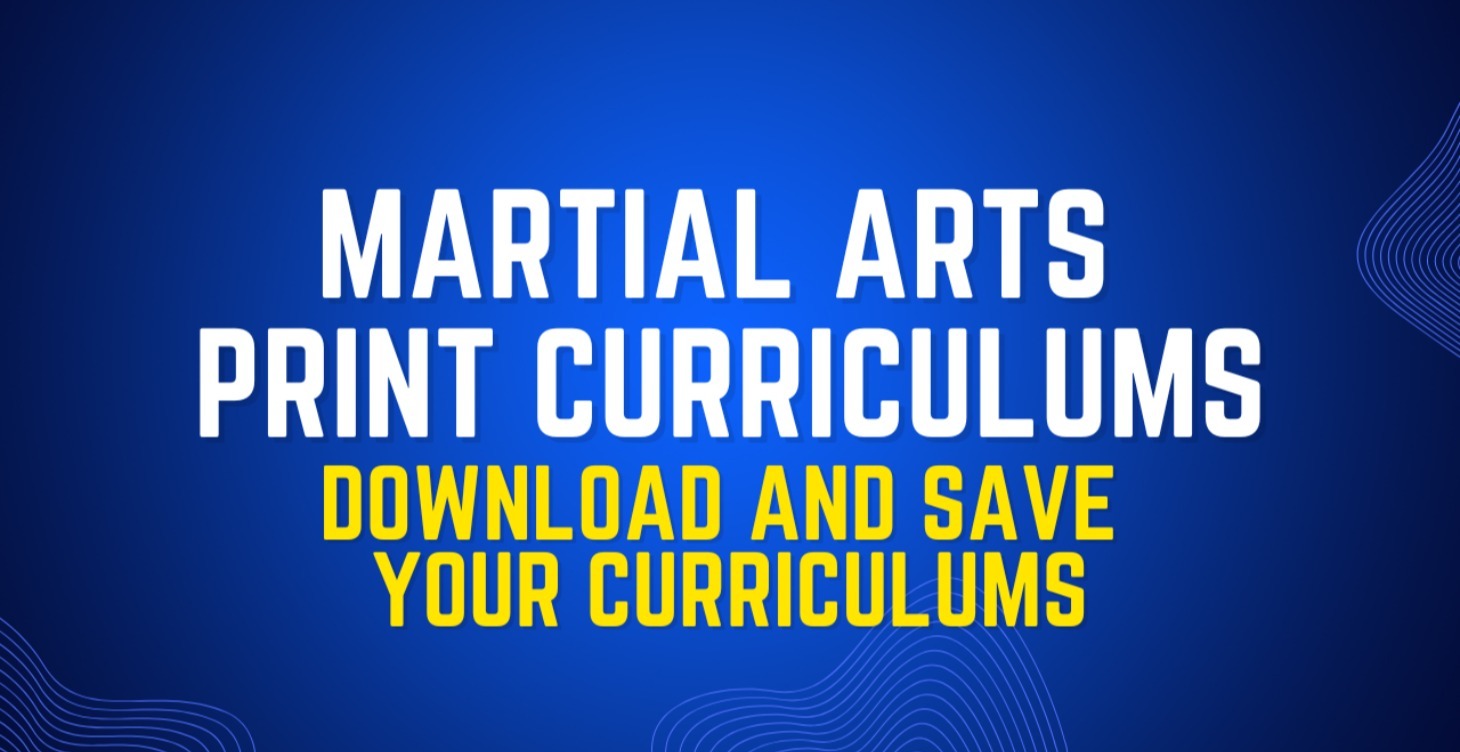 Martial Arts Print Curriculums