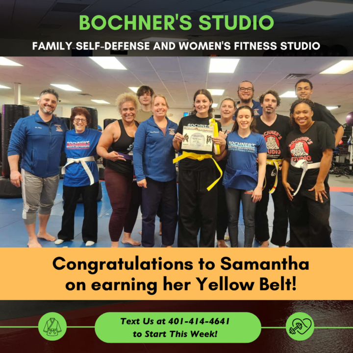 Samantha's Yellow Belt Achievement