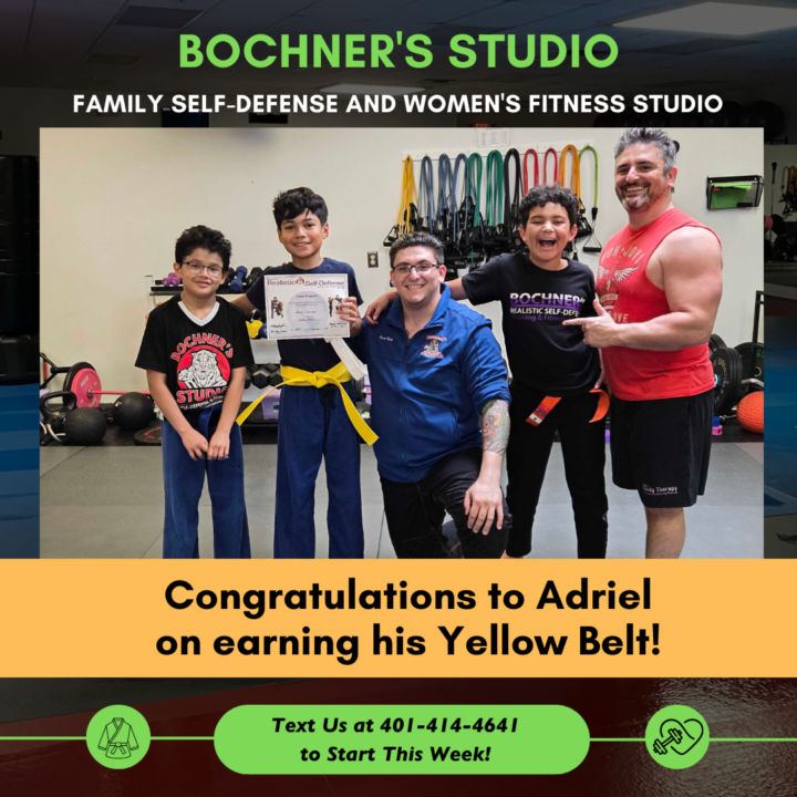 Adriel's Yellow Belt Achievement