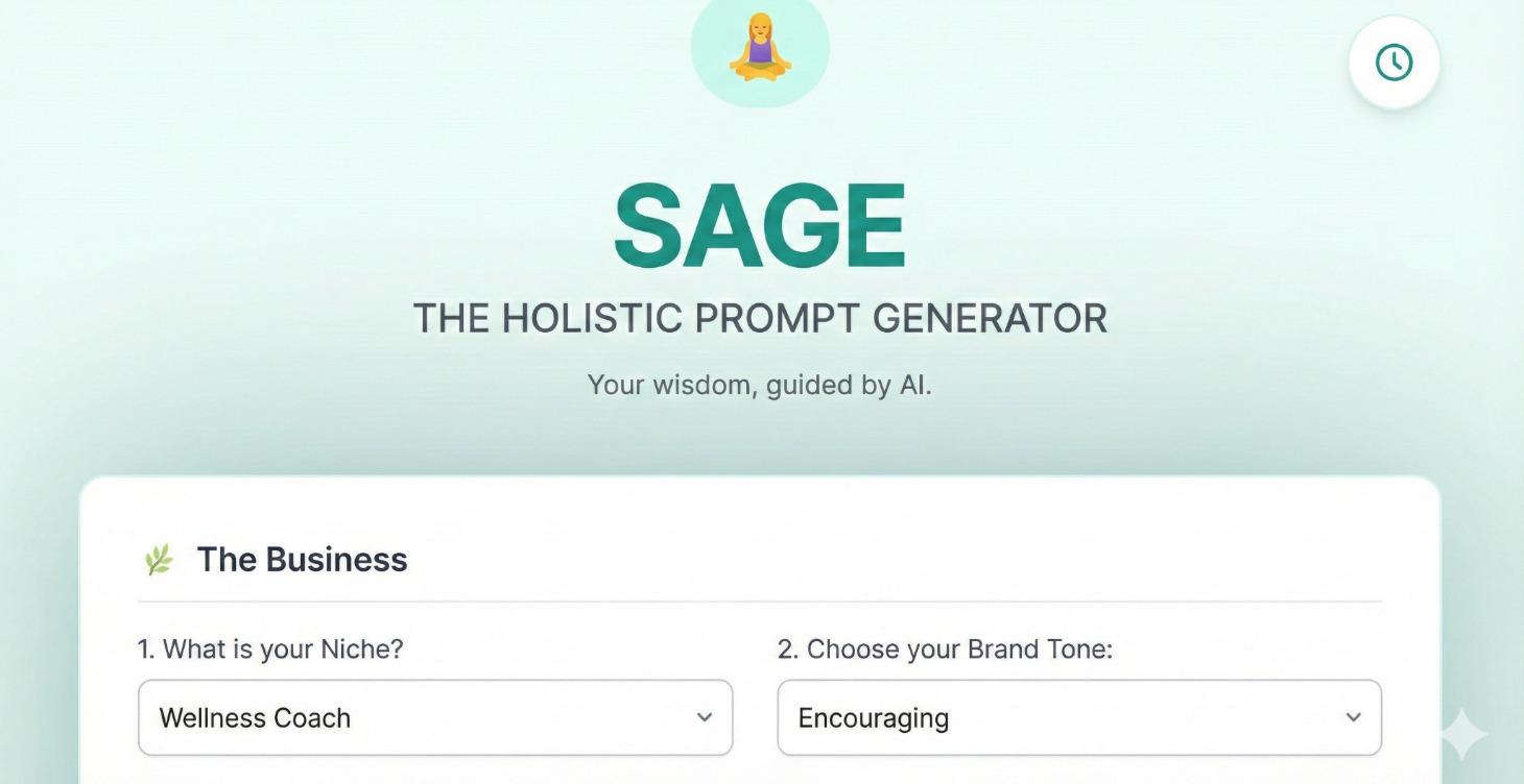 Sage The Holistic Prompt Generator