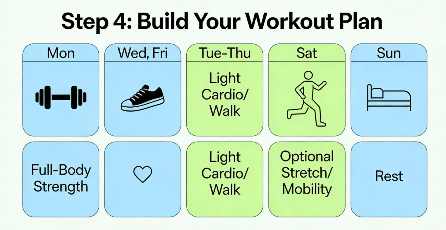 Step 4: Build a basic workout routine