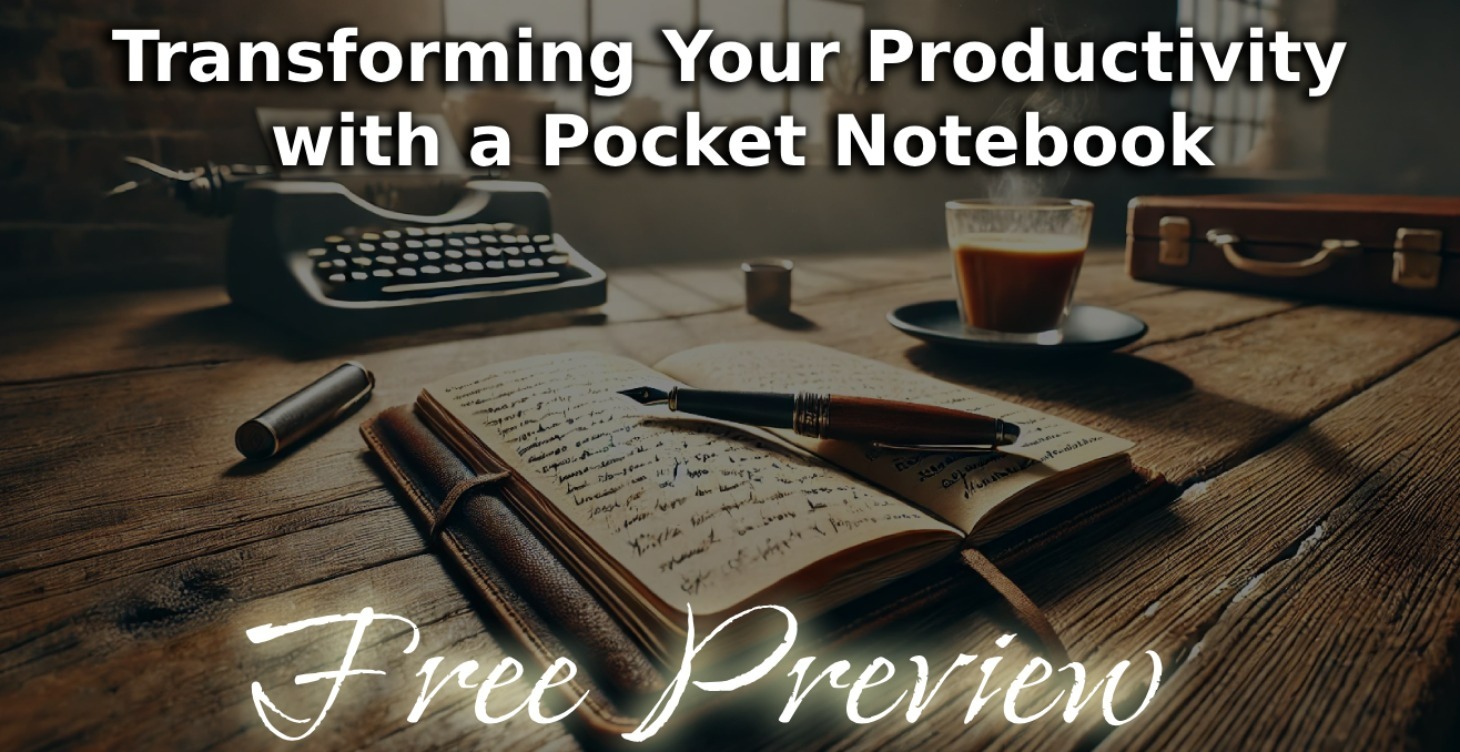 Transform Your Productivity w/ a Pocket NotebkFREE