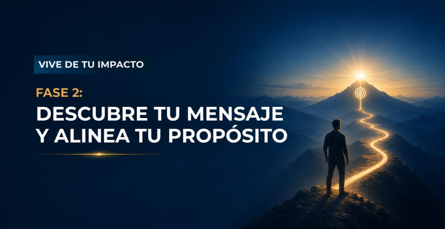 Fase 2: Descubre tu mensaje y alinea tu propósito