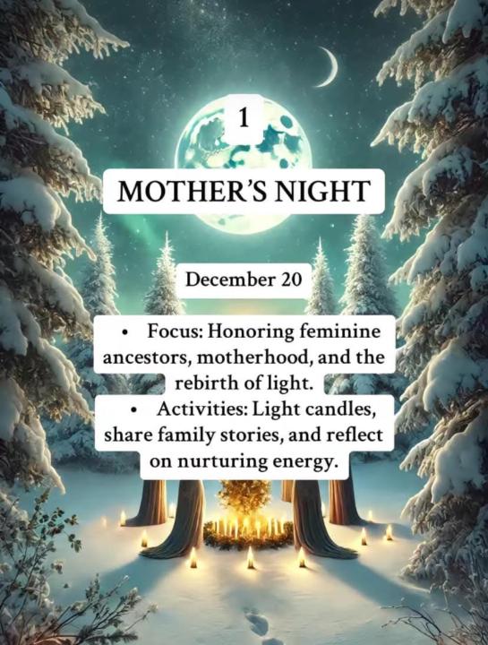 ✨️1st Night of Yule ...Honoring the Sacred Feminine Divine✨️