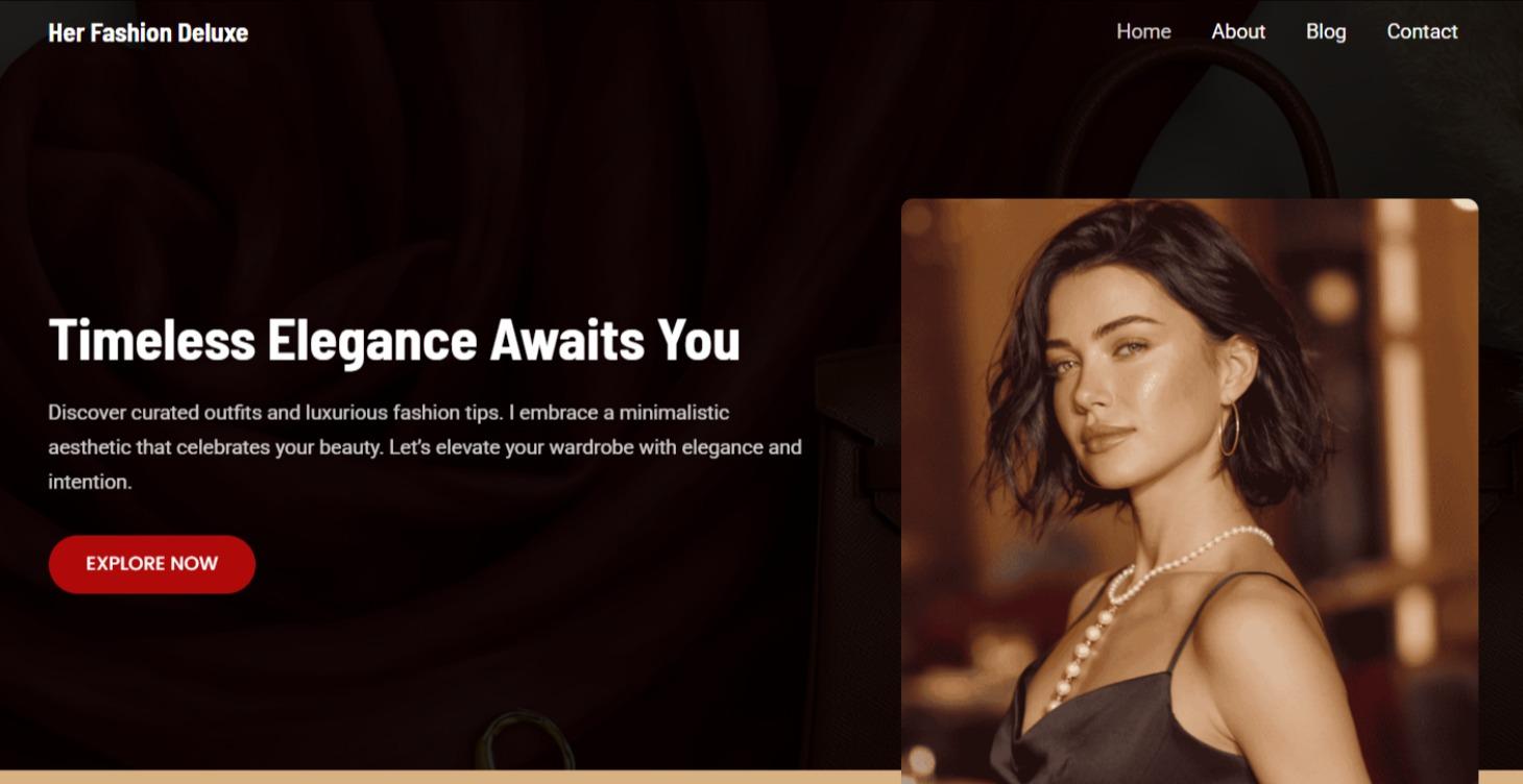 January's Template - Fashion Blog