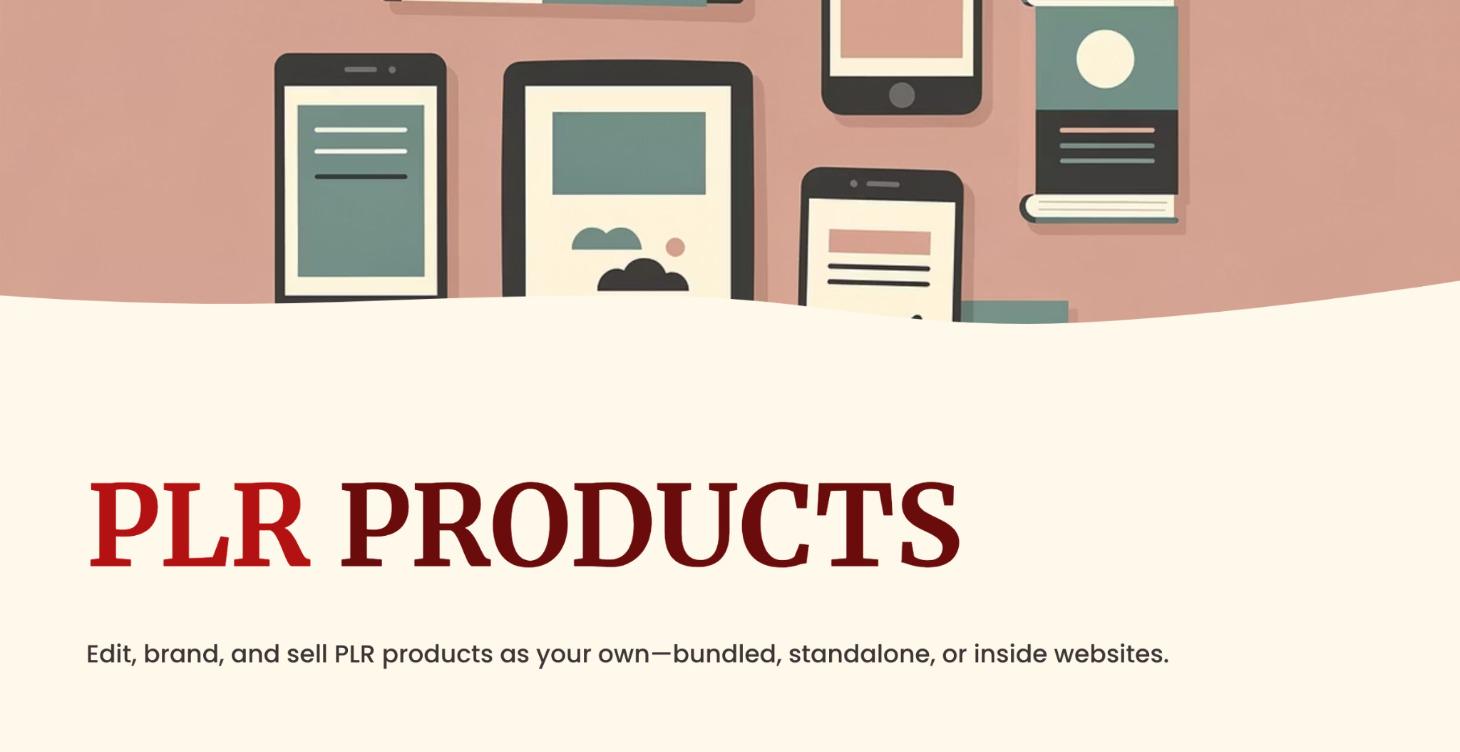 VIP - PLR Digital products