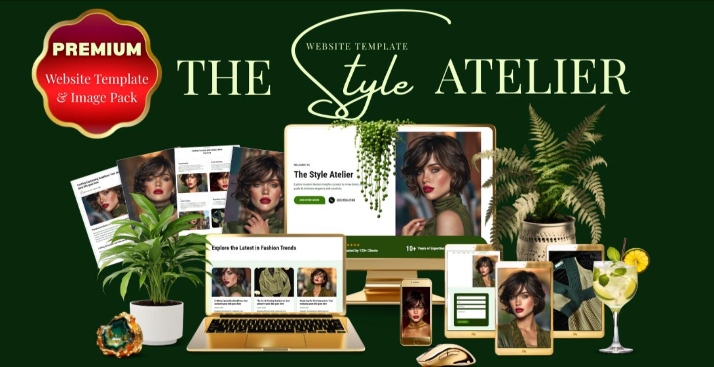 Premium Website Template The Style Atelier