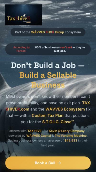 TaxShiver.com - Build to Sell with O’Leary 
