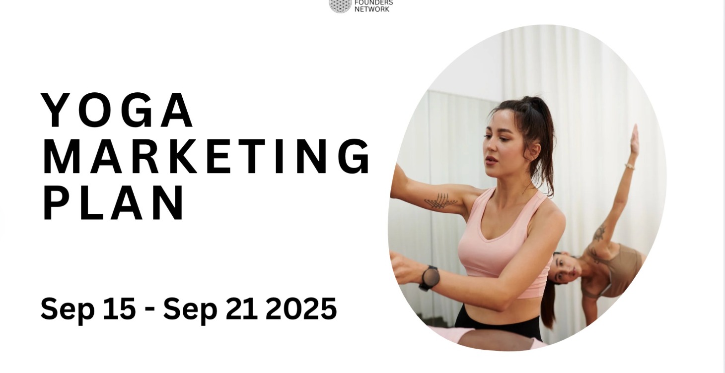 Your Yoga Marketing Plan - Sep 15th - 21st