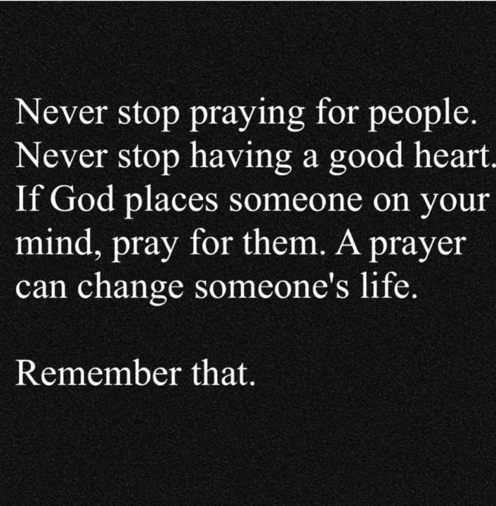 Pray always!