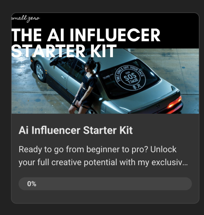 Ai Influencer course is now available for free