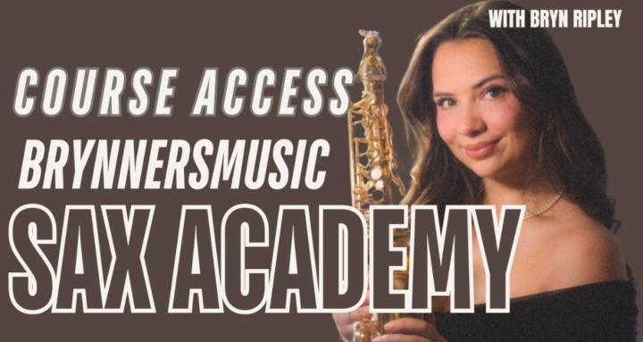 Sax Academy - Course Access