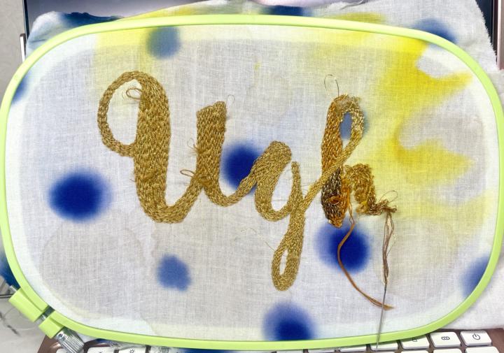 I finished the Ugh piece