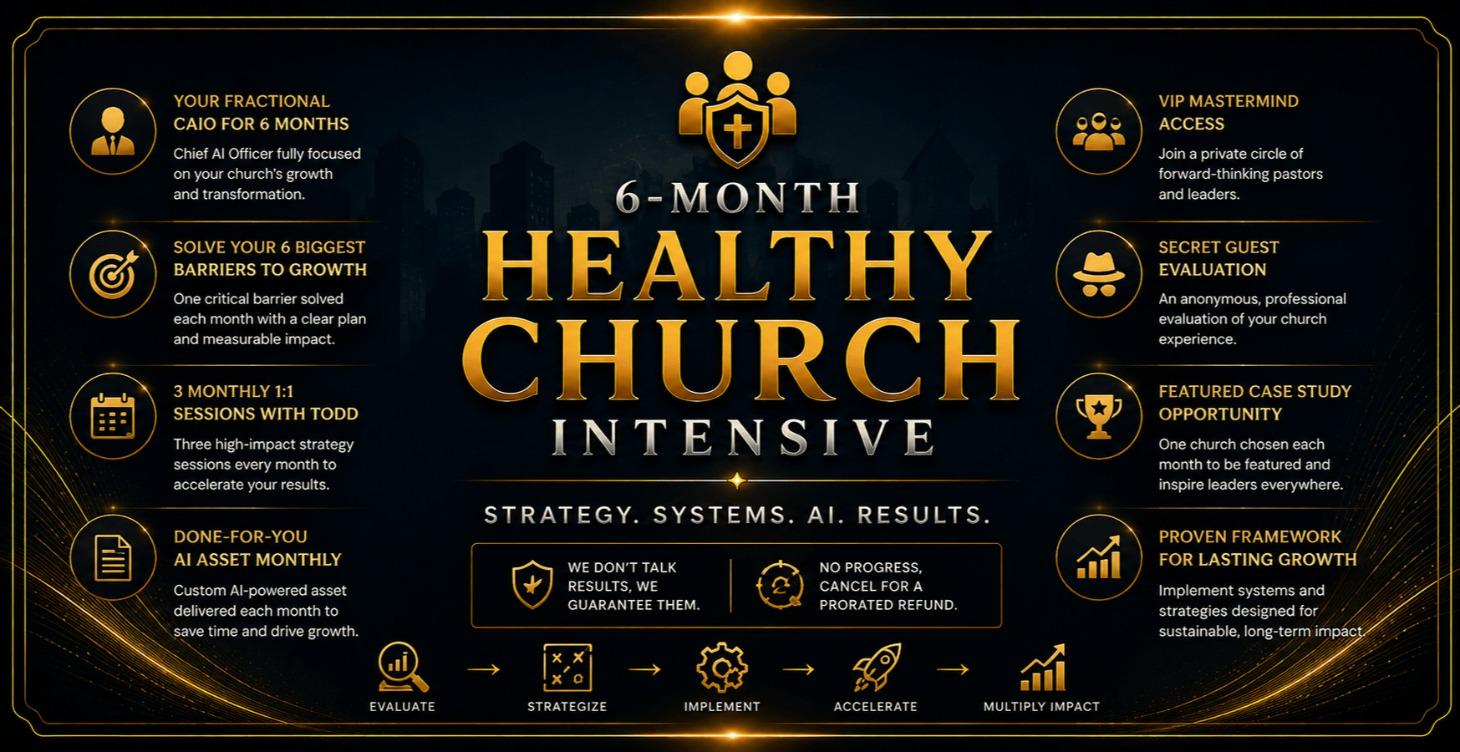 6-Month Healthy Church Intensive