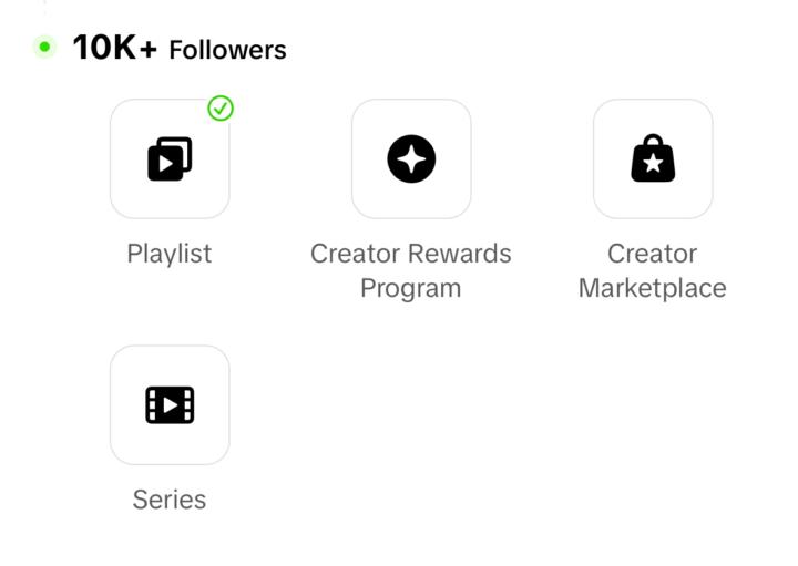 Hit 10k followers on Tiktok. 